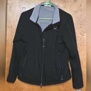 Port Authority Women's Black and Gray Jacket